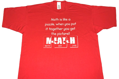 Rare! Vintage 1998 Math Day Mathematics T-Shirt New! XL
