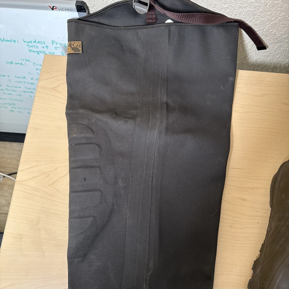 RED HEAD HIP WADERS BOOTS Men's 11 Brown PVC 100% Waterproof - Image 4 of 4