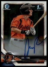 2018 Bowman Chrome #CPA-JRI Jake Ring Prospects Autographs