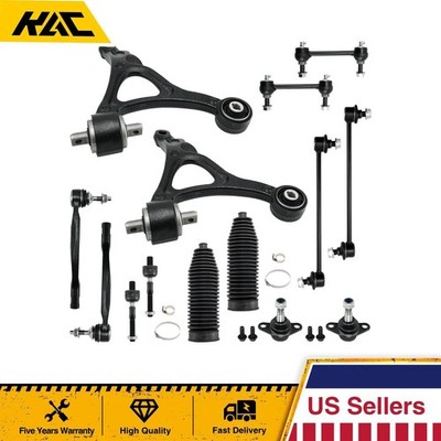 14pcs Front Lower Control Arms Ball Joints Tie Rods For 2003-2014 Volvo XC90