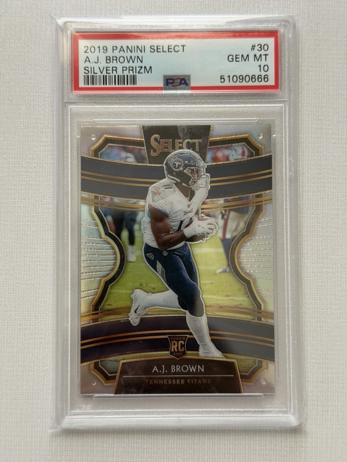 AJ Brown Panini Select #30 Silver