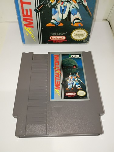 Metal Storm Nintendo Entertainment System With Box No Manual Clean - Picture 2 of 11