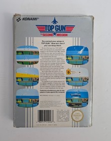 Top Gun The Second Mission Nintendo NES Game KONAMI PAL