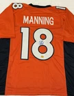 Peyton Manning Denver Broncos Signed Football Jersey COA