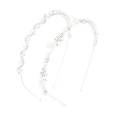 Wedding Bridal Headband Hair Accessories Wedding Bridal Rhinestone Silver