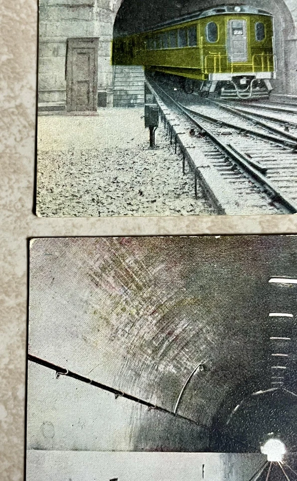 The Pennsylvania Tunnels N Y Lot Of 2 Antique Post Cards Unused Divided Back - Image 3 of 4