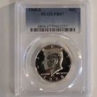 1968 S 50C Silver Kennedy Half Dollar PCGS PR67 US 50C Coin Lot 0388