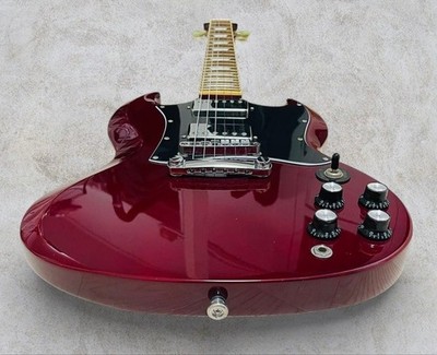 GrassRoots G-SG-STD Electric Guitar Cherry Red Mahogany Body