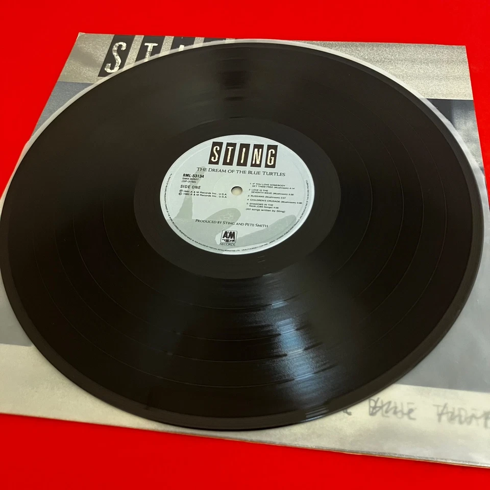 Sting Vinyl Record The Dream Of The Blue Turtles LP Plus Inner Sleeve NZ 1985 - Image 2 of 4