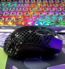 SteelSeries - Aerox 9 Wireless Ultra Lightweight Honeycomb Gaming Mouse - Black