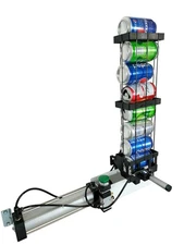 Auto Can Crusher Pneumatic Can Crusher Heavy Duty Efficient Soda Beer Smasher...