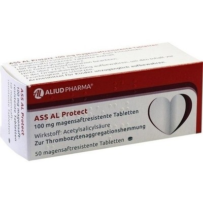 ASS AL Protect 100 mg magensaftres.Tabletten 50 St. PZN 00149972