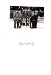 Ola Waerhaug (†) Biathlon Olympic medalist 1968