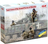 Leopard Crew Of The Armed Forces Of Ukraine 1:3 5 Kunststoff Modell Kit Icm