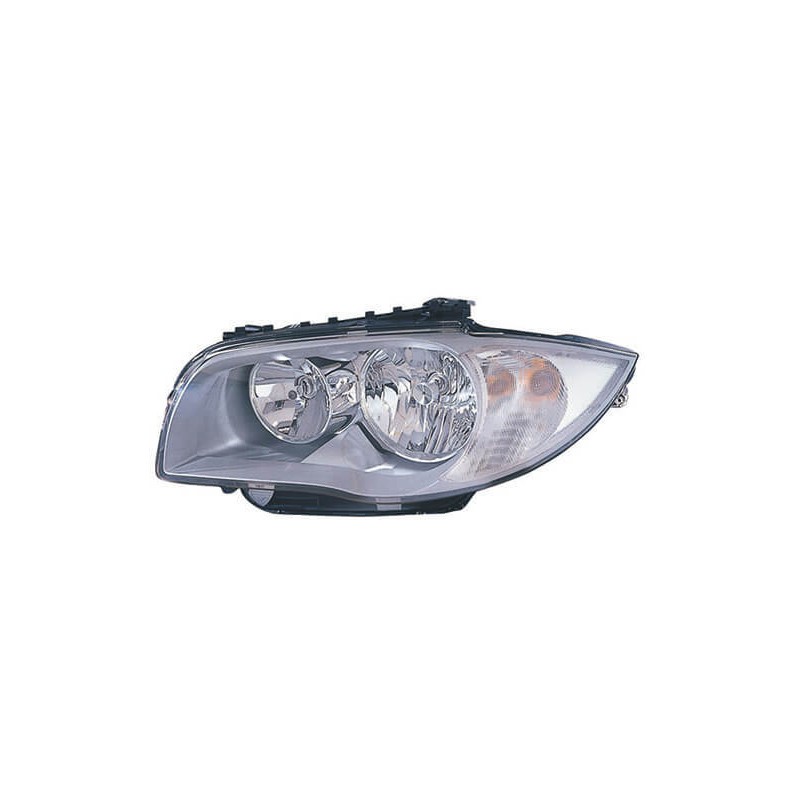 Phare avant gauche H7 H7 chromé BMW Serie 1 E87 phase 1 optique gauche