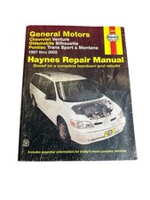 Haynes Chevrolet Venture Olds Silhouette Pontiac 1997-2005 Repair Manual 38036 Haynes Chevrolet Venture Olds Silhouette Pontiac 1997-2005 Repair Manual 38036