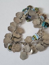 Silber Armband Bettelarmband Email Diverse Städte Und Länder Wappen Charivari
