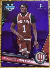 2024 Mackenzie Mgbako Bowman U Chrome 1st Bowman Purple Mini-Diamond /399 No.92
