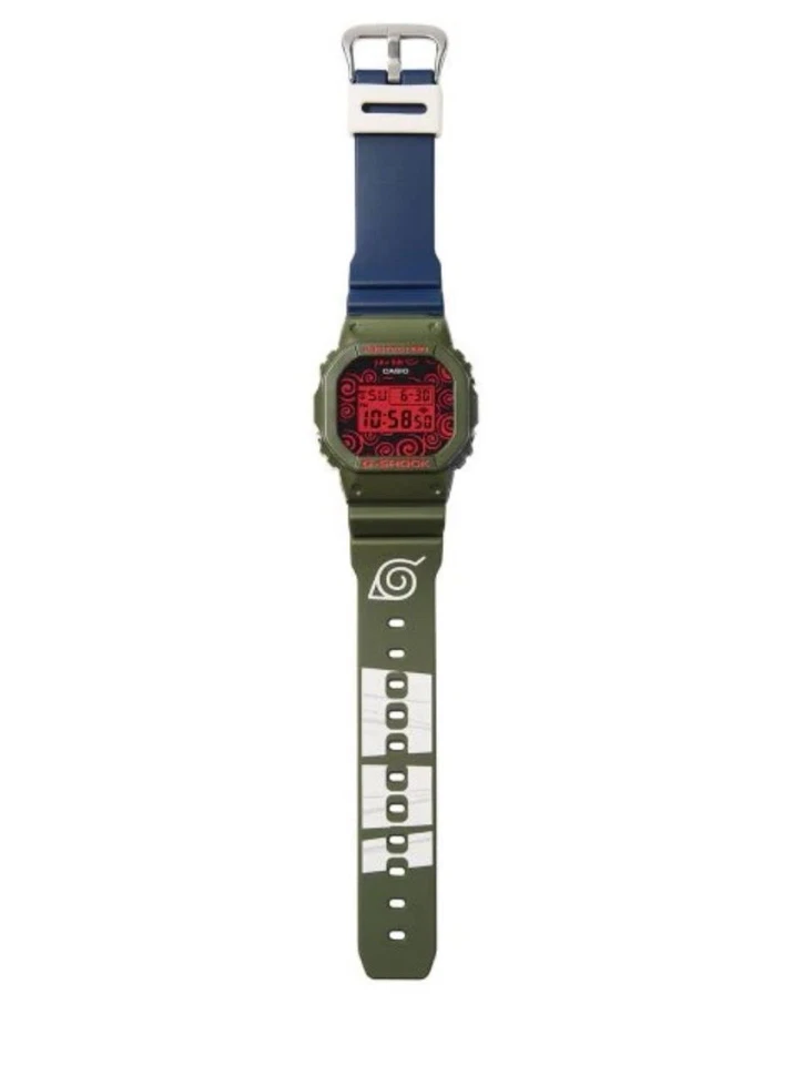 G-SHOCK DW-5600 Naruto Hatake Kakashi Edición Especial Limitada Colaboración Raro Foto 2 de 4