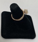 14k 10k Rose Gold Natural Diamond 2 PC Wedding Set 4.0g Size 7 Aprx 1.25 CTW — photo 10