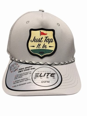 Bioworld Elite Flex Happy Gilmore ''Just Tap It In'' Adjustable Golf Hat Gray OS