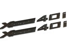 2pcs For XDrive 40i Car Emblem Fender Side Body Badge M Sport Sticker New