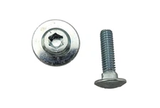 Trailer Door Carriage Bolt 5/16 - 18 x 1 Barrel + Torx Nut Latch Hinge Cargo Van