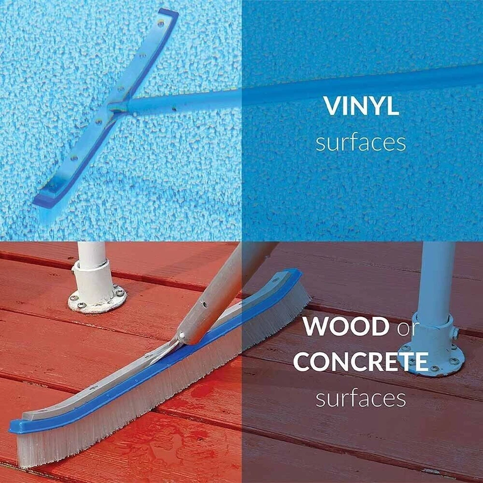 Aluminum Swimming Pool Floor and Wall Brush - 18 inch - Image 4 of 4