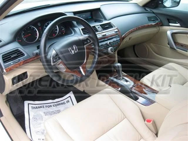 KIT DE MOLDURAS DE TABLERO DE MADERA INTERIOR SEDÁN HONDACORD 2008 08 2009 2010 2011 2012 Foto 4 de 4
