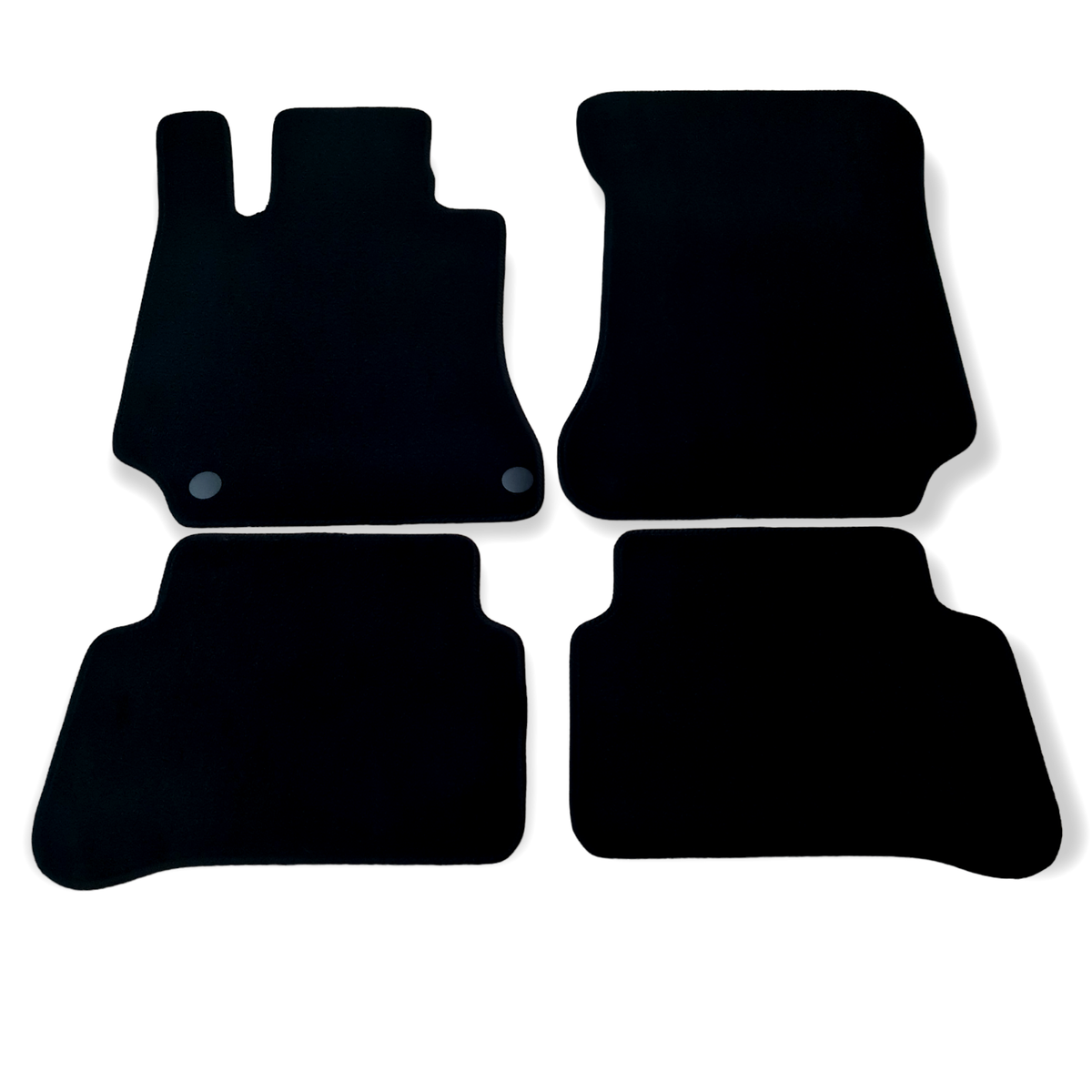 Floor Mats Velour Mats E-Class W214 Sedan 4-piece Black Genuine Mercedes Benz