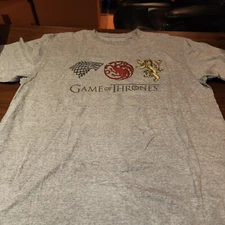 NEW Game of Thrones T-Shirt - HBO Licensed Size XL Gray Shirt