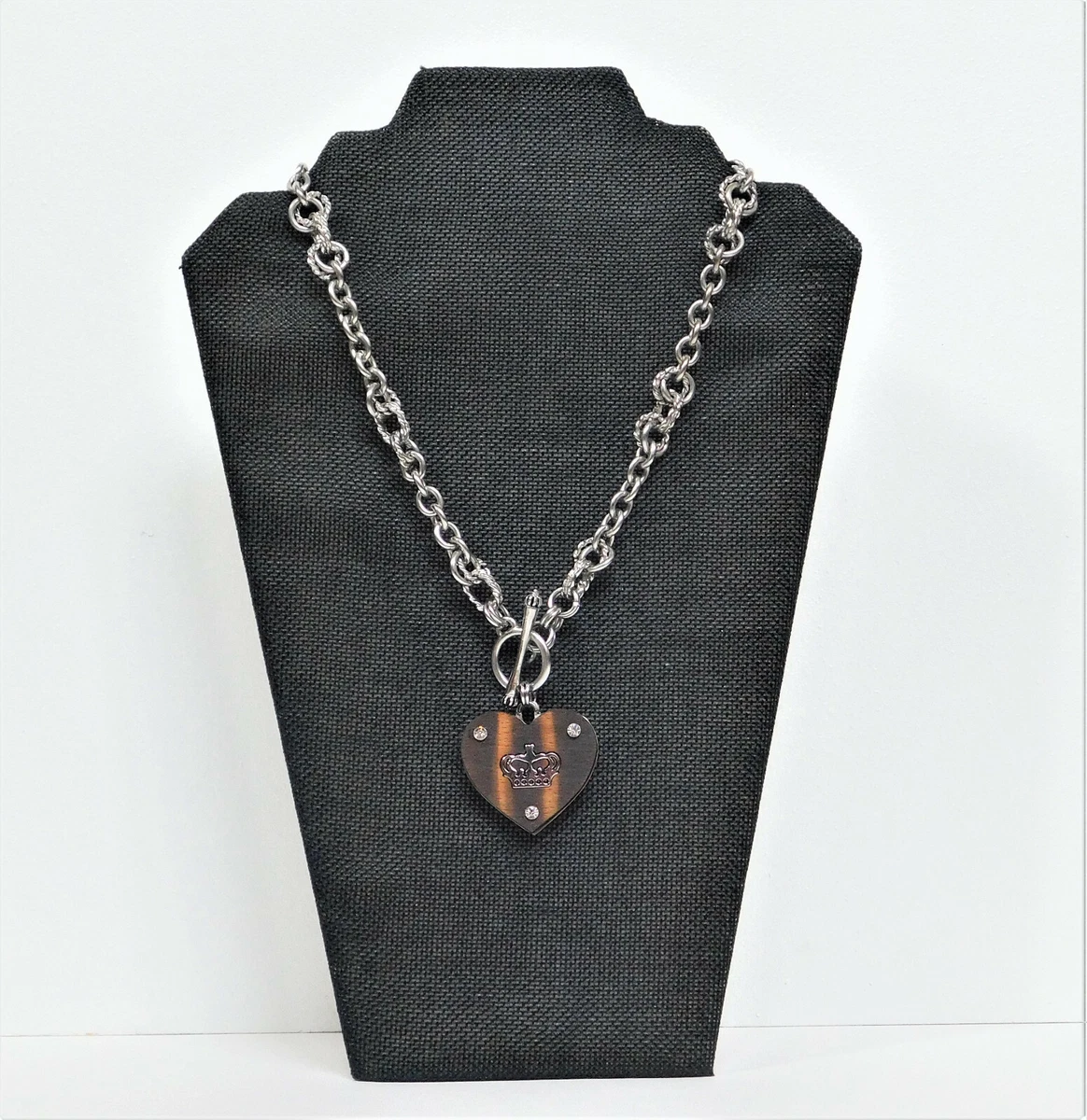 Chunky 2024 toggle necklace