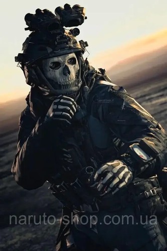 Military tactical mask balaclava with Ghost skull from Call of Duty game | Milit - Picture 7 of 7
