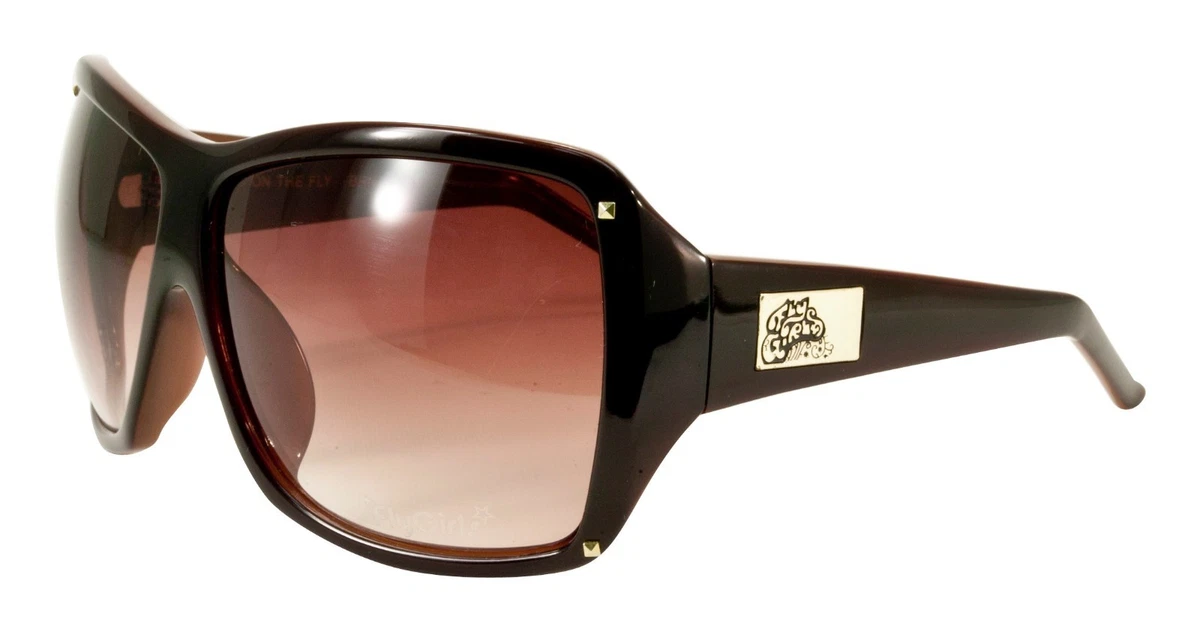 BRAND NEW Black Flys x FLY GIRLS Sunglasses ON THE FLY BROWN Amber LENS  LIMITED