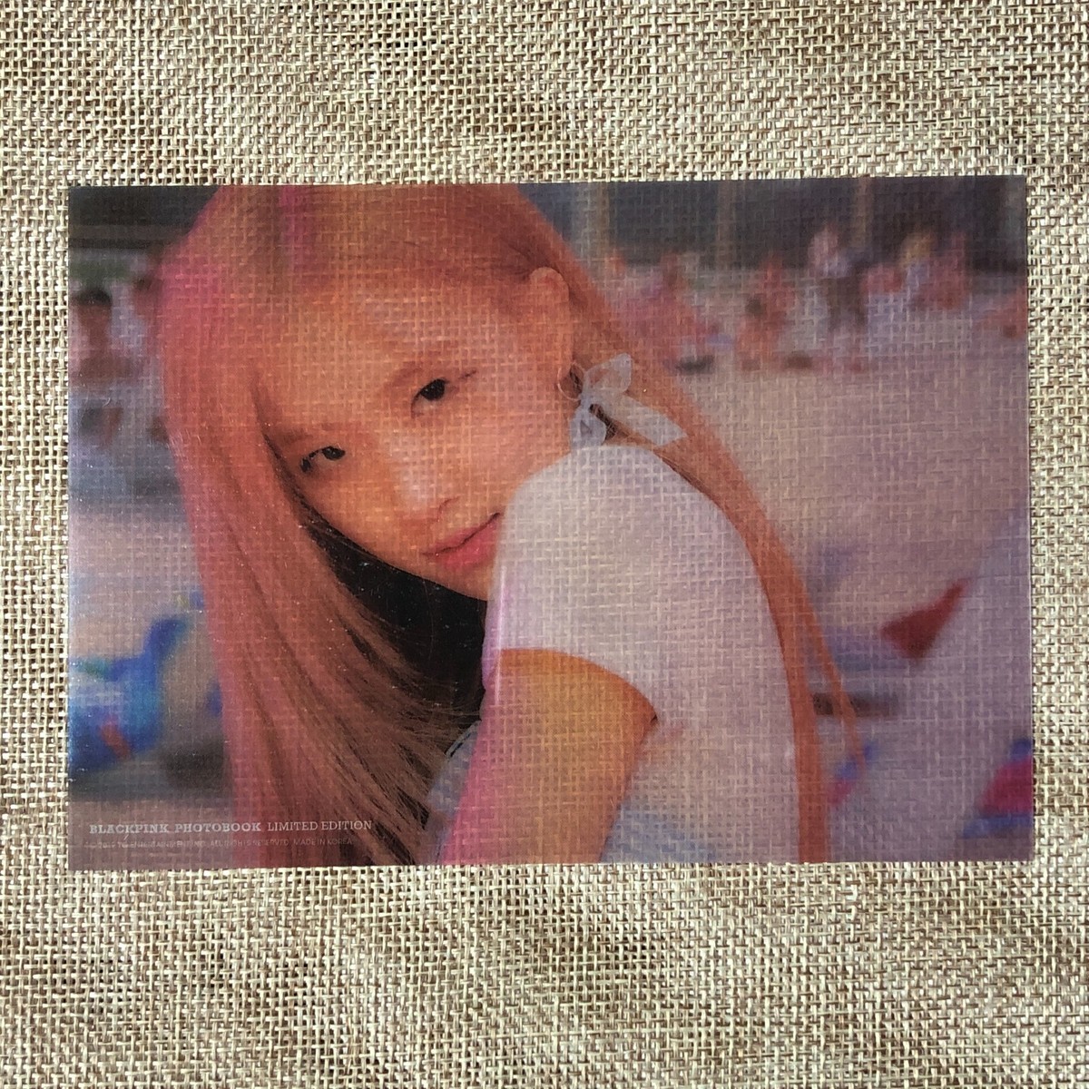 BLACKPINK ROSE [ Photobook Limited Edition Official Postcard ] New  