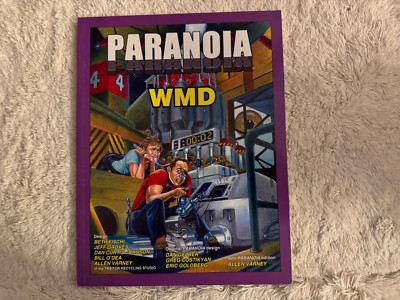 PARANOIA WMD RPG (MGP 6637) SOFTCOVER BOOK