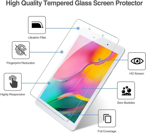 For Samsung Galaxy Tab A 8.0" 2019 SM-T290/T295 Tempered Glass Screen Protector - Picture 7 of 9