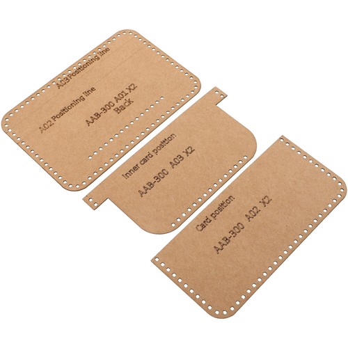 Handmade Multifunctional Wallet Ruler Template Purse Making Templates - Picture 8 of 12