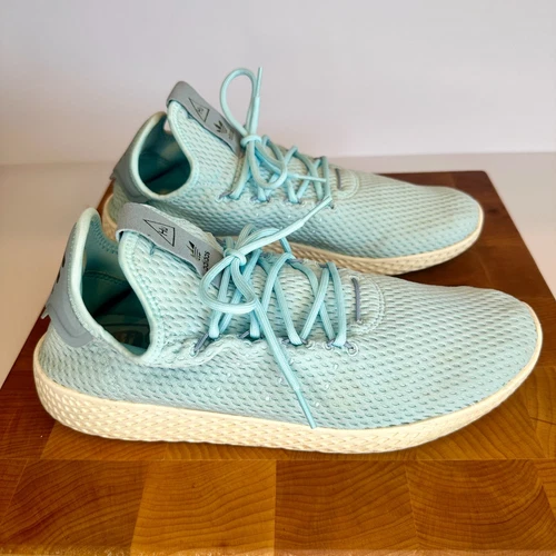 Adidas Tennis HU X Pharrell Glacier Ice Blue Mens Size 10.5  Shoes CP9764