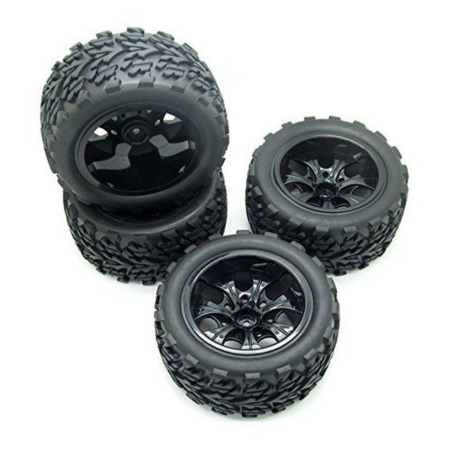 1/10 Rc Car Monster Truck Wheels and Tires Set for Arrma Granite Fazon