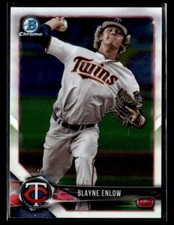 2018 Bowman #BCP141 Blayne Enlow Chrome Prospects Card Minnesota Twins