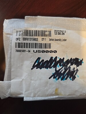 #ad LG EBF61315802 Switch Assembly Black 41 $70.95