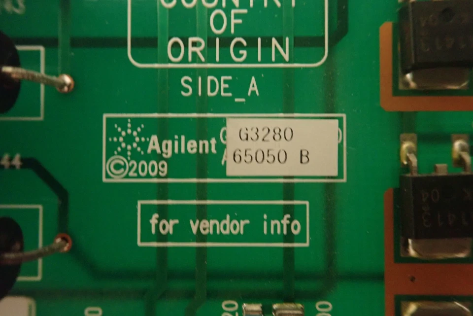 安捷伦科技 G3280-61050 / G3280-65050 四控制器 PCB 板 PCA — 第 3/4 张图片