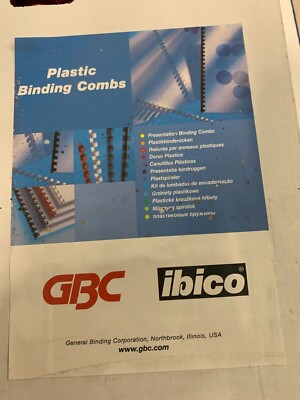 GBC Plastic Binding Combs Plastikbinderücken 21 Ringe Rot 19 mm (4028661) 100 St