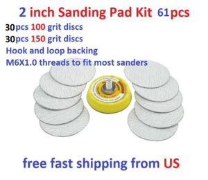 2 inch sanding pads