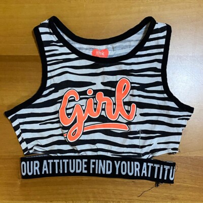 Blukids T-Shirt Unterhemd Crop Top Mädchen Mädchen Fitness Sport 10-11 Jahre