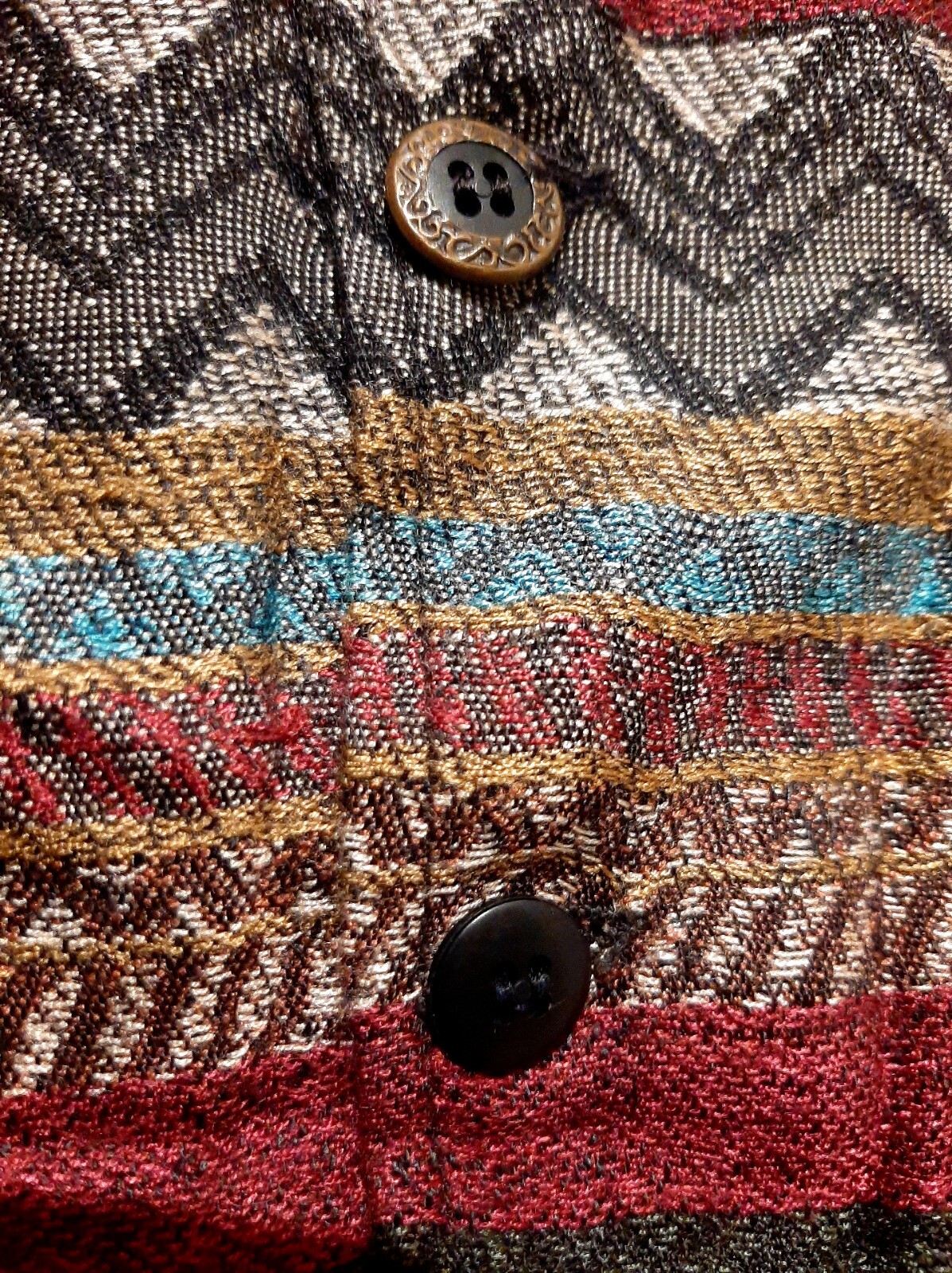 Paragraff Basic Collection Aztec Cotton & Rayon V… - image 5