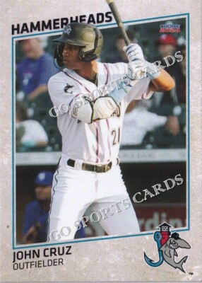 2024 Jupiter Hammerheads John Cruz RC Rookie Marlins Minor Card DR
