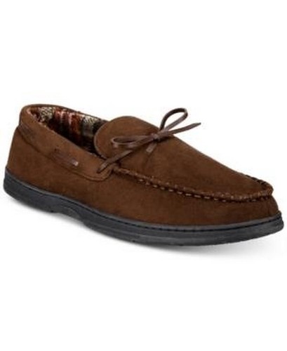 Gold Toe Mens Tie Moccasin Slippers - 第 7/13 張圖片
