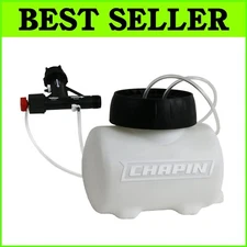 Translucent 1-Gallon HydroFeed Fertilizing Injector with Adjustable Rate Control